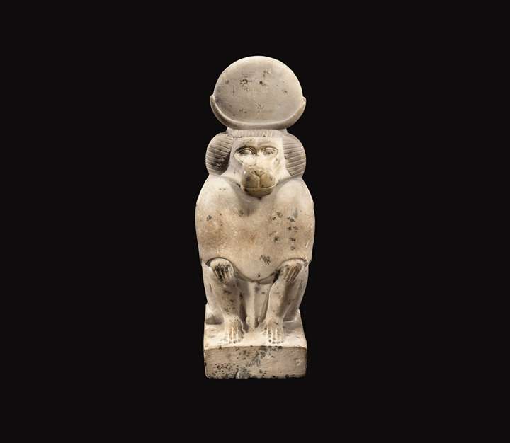 Statuette of a Baboon Depicting the God Thoth